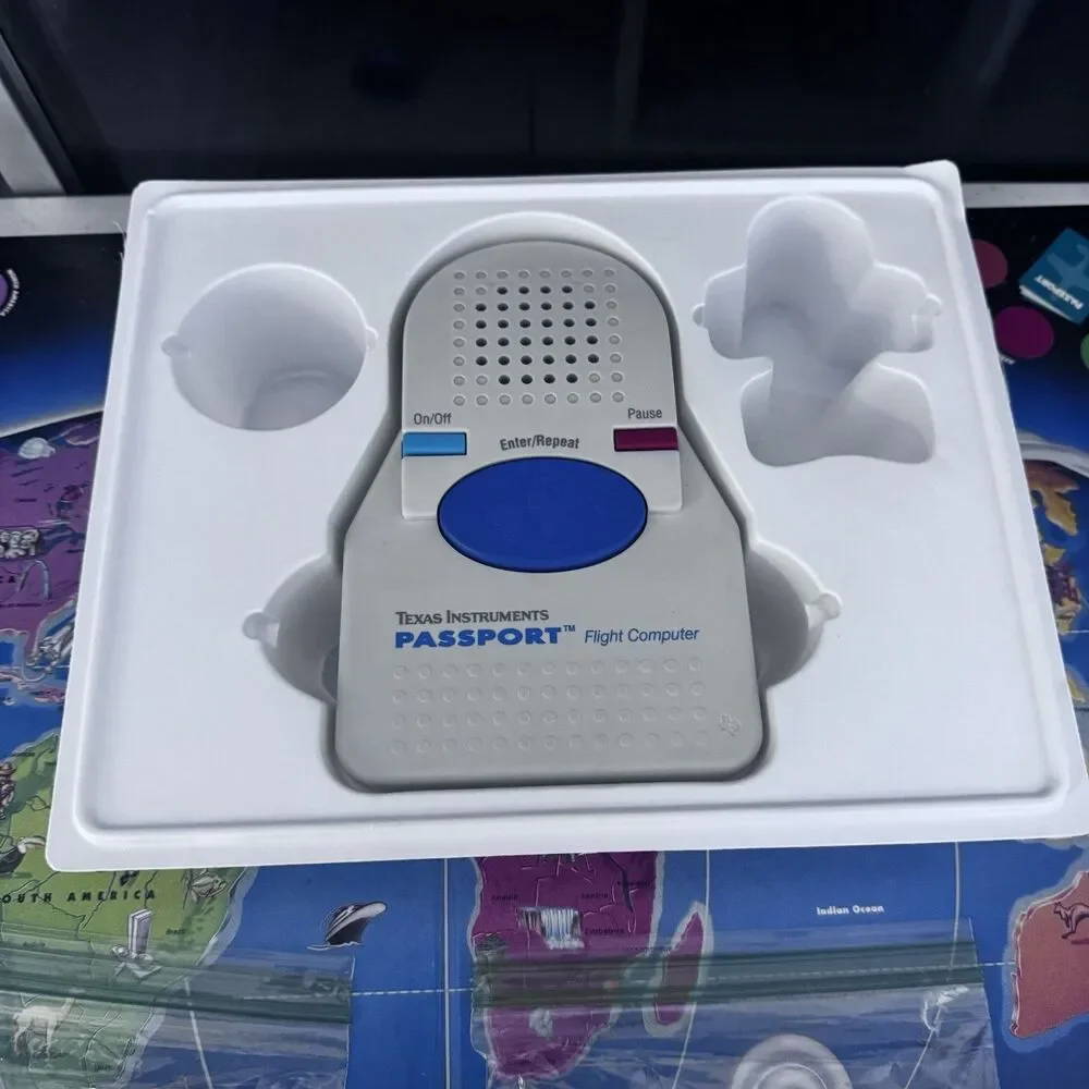 Electronic Passport Board Game Texas Instruments Vintage 1991 Works Great READ